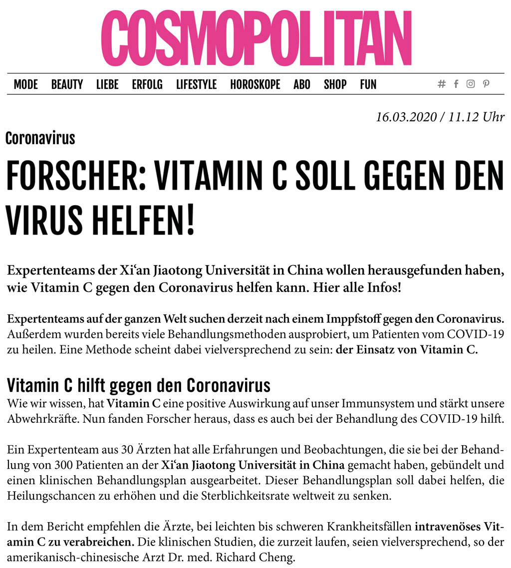 Rheuma Akademie Info Vitamin C
