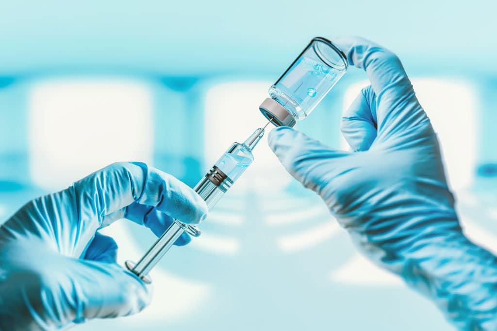 Rheuma Akademie Vaccine detail in the laboratory