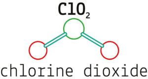Rheuma Akademie ClO2 chlorine dioxide molecule